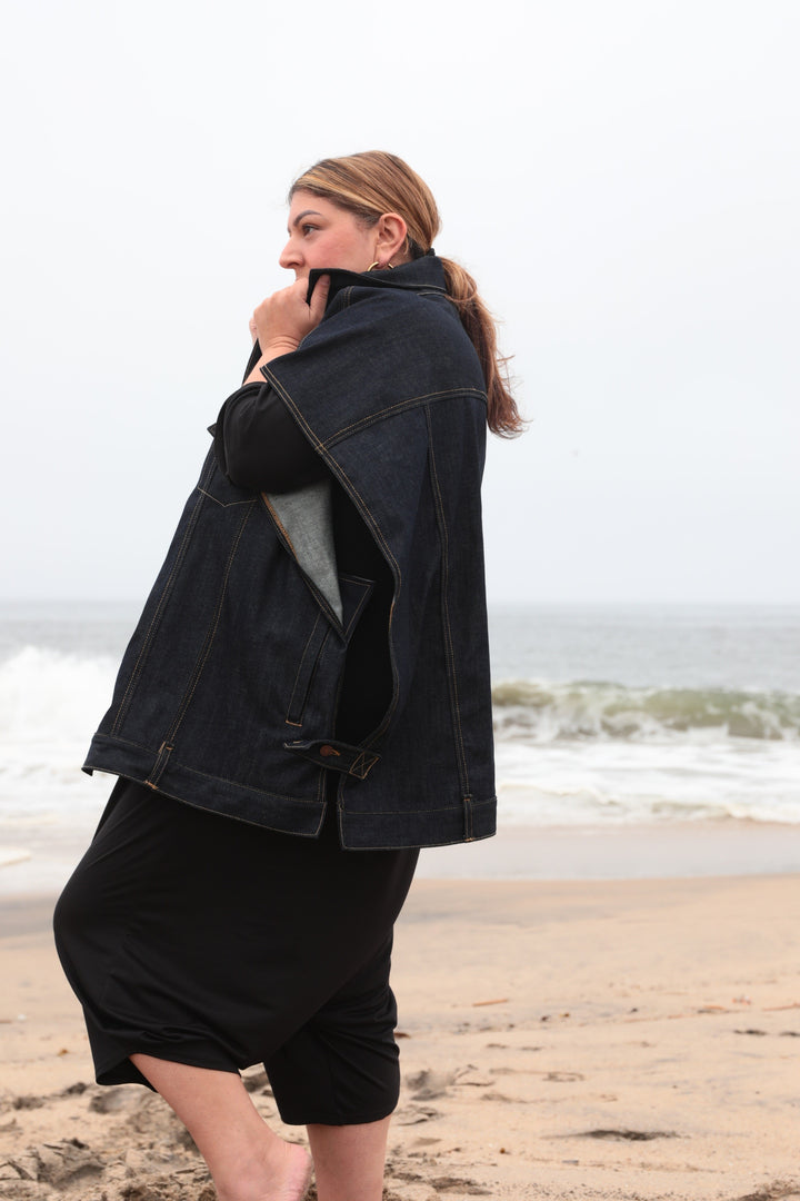 Fay Collection Plus Size Luxury Denim Jacket - small batch